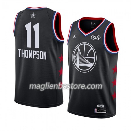 Maglia Golden State Warriors Klay Thompson 11 2019 All-Star Jordan Brand Nero Swingman - Uomo